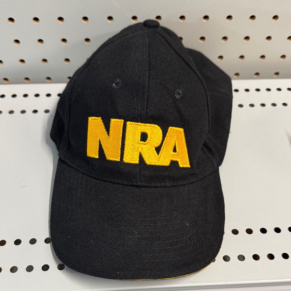 Black and Gold NRA Logo Cap